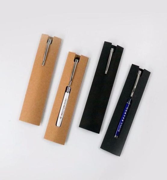 Вечеринка для охвата бумаги подарочная сумка рекламная реклама Business Businessway Ballpoint Pens Pencil Packaging Box Крышка упаковки QW3533494