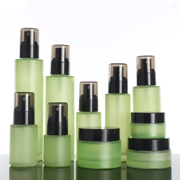 Garrafas de armazenamento China fabrica garrafa de vidro de 60 ml com embalagens de cosméticos para dispensador para perfume de pulverizador de névoa de creme líquido