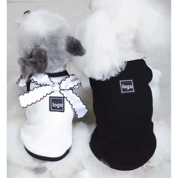 24ss Giysiler Yaz Tasarımcısı Giyim Pet Gömlek Sundress Baskılı Köpek Prenses Elbise Köpek Etek Küçük Köpekler için Klasik Mektuplar Kediler XXS A776