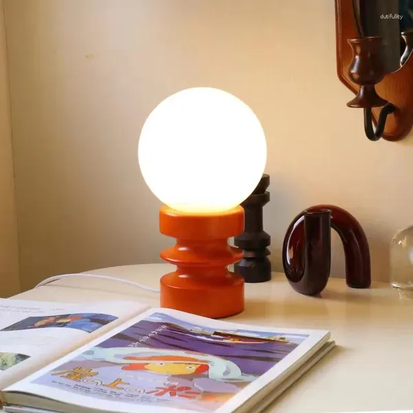 Потхмовые тормы Nordic стеклянные шарики дизайнер лампы апельсиновая гостиная столовая спальня спальня для уквадрата атмосфера дети дети