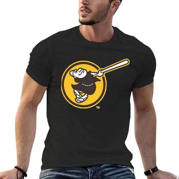 Camisetas masculinas Padres San Diego T-shirt Roupas estéticas Roupas hippies de grandes dimensões T-shirtl2403