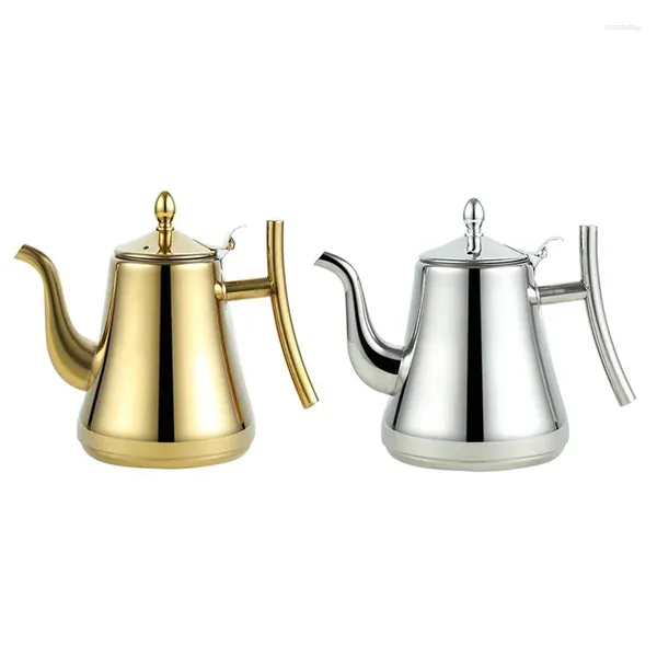 Wasserflaschen Kaffeemaschine 1L/1,2 l Teekessel Topf Edelstahl Küche Accessoires Royal Teekanne Langer Mund