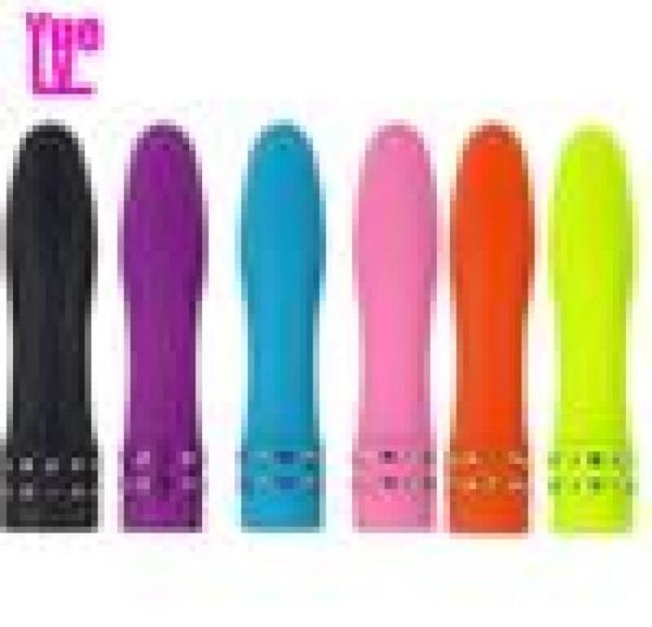 Yuelv 6 Color Multi Speed Imper impermeável mini massageador vibratório Diamond Bullet Vibrator Brinquedos sexuais para mulheres Masturbato adulto ER8802722