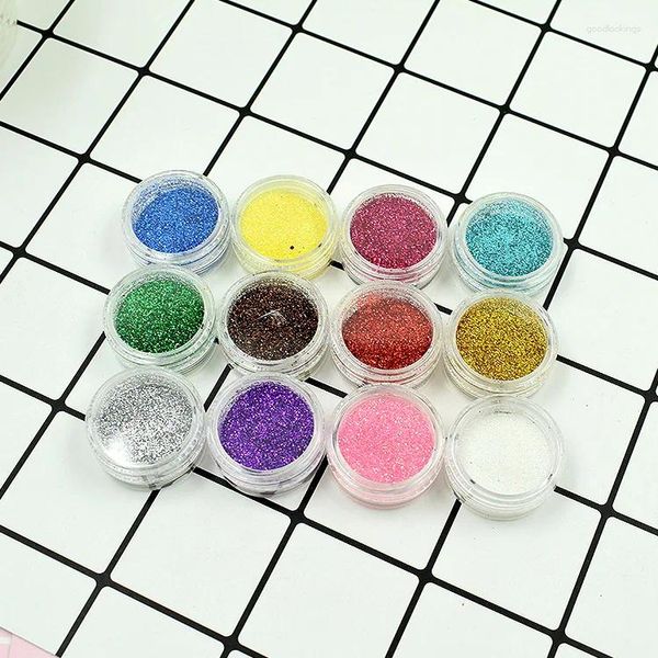 UNIG GLITTER HOLOGRÁFICO 12 CORES Holo a laser superfina Festival de Cosmético Powder Pigmment Art Craft Senhora