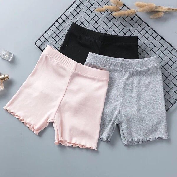 Shorts Summer Children Sicurezza in pizzo per bambini biancheria intima Candy color mutandine da bambino 2-8 anni