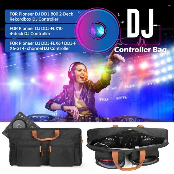 Duffel Bags Portable DJ Controller Padded Storage Dust-Resystaintaintaint, устойчивый к Sholder для Pioneer DDJ-800 DDJ-FLX104 FLX6