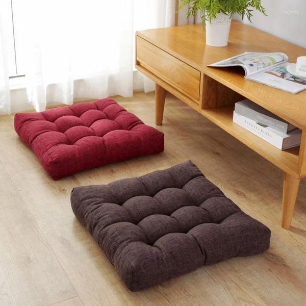 Подушка Inyahome Медитация квадрат квадрат большие подушки для взрослых.