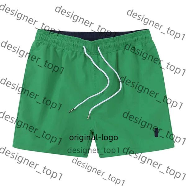 Polo Short Mens Shorts Designer Sommer Schwimmpolo Krieg Pferd Sticker Grafik Shorts Atmungsaktives Strand Kurzer schneller trockener Surf Mesh Stoff Kurzpolos 4779