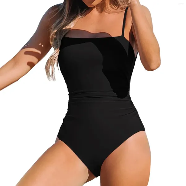 Swimwear femminile semplice Simpazza da bagno One pezzi Womens Summer Sexy Culleding Lace Up Reversible Flowy Bikini Flouched Bikini Abbigliamento 2024 2024