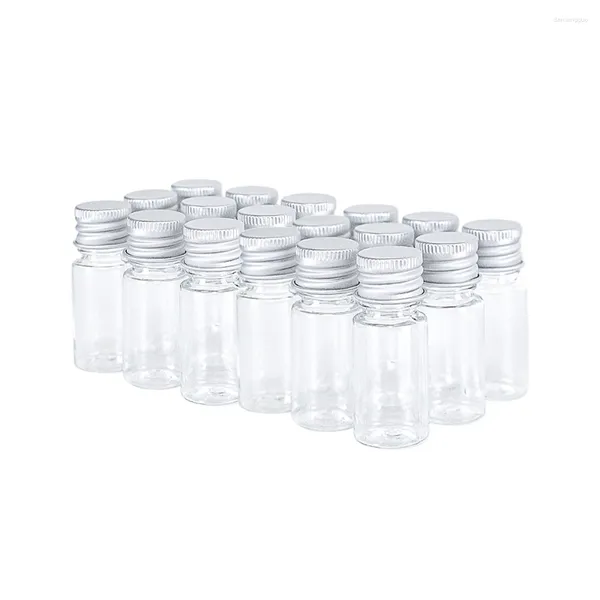 Bottiglie di stoccaggio 10 ml Refilable Cosmetici Contenitore Vial di plastica trasparente Viale di artigianato Vial Vials DEGAZIONI 20PC o 100 pezzi