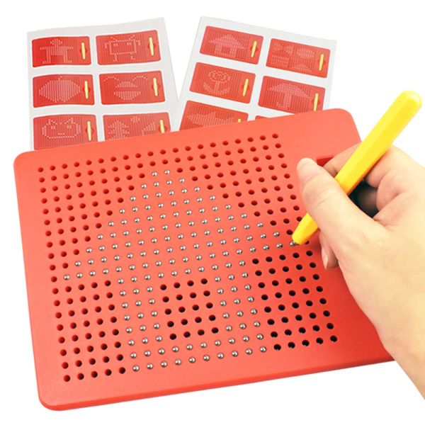 Blöcke 380pcs Spielen Magnetab Magnetic Drawh Board Pads Spielen Stylus Baby Learning Toys Löschen Magna Doodle Pads Spielzeug für Kindergeschenke