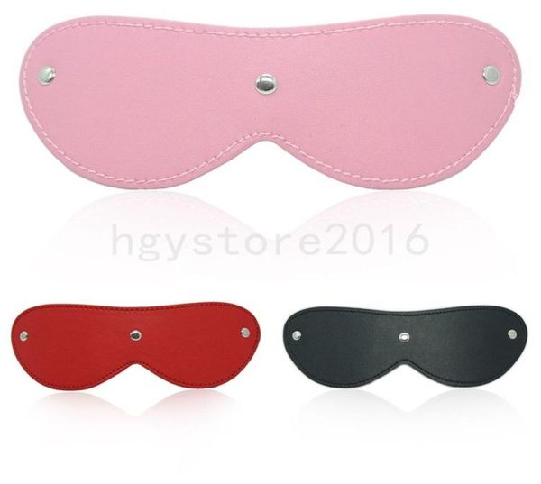 Bondage PU Leather Eye Mask Set Soft Colloup Flerting Game Kinky Tool Restent Patch R569843159