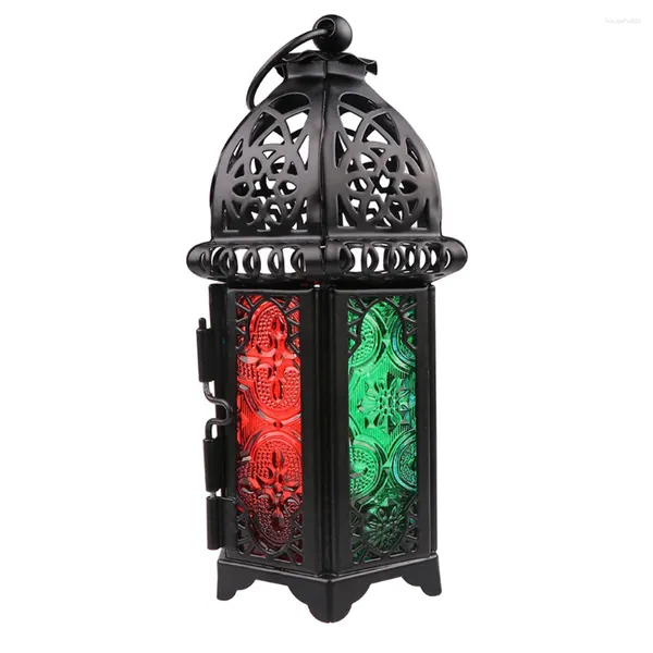 Candele ST Europeo Candlestick Vintage Hanging Hanging Lantern Lantern Lanterna Dispositivo per la casa