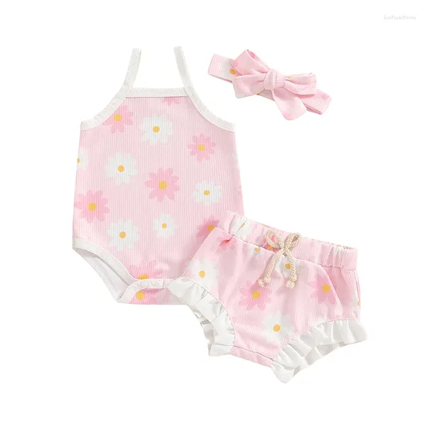 Roupas de roupas para criança baby girl swimsuites babados de 3 peças de maiô de maiô de manga de biquíni roupas de banho de praia ternos de verão