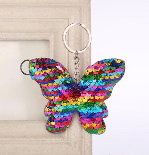 20pcs wituil farfly catene tasti di tastiera sequestri glitter artigianato a sospensione per la festa regalo decorazioni per auto borse ornamenti per bambini giocattolo portachiavi3638349