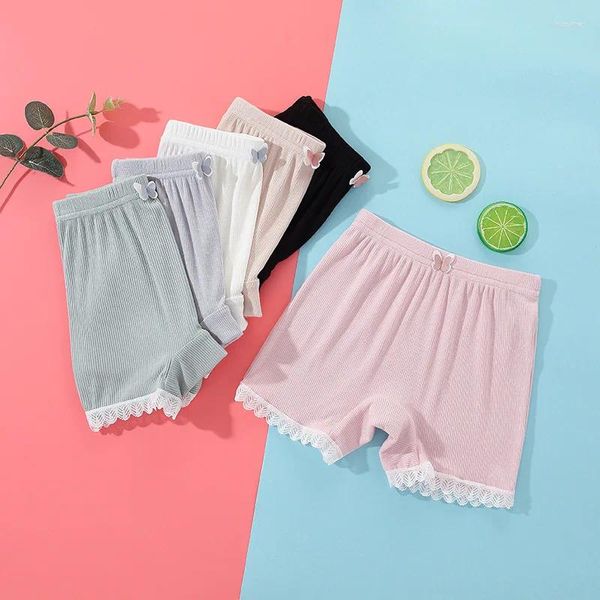 Pantaloni corti per bambini Shorts Cotton Girls Stretchy Safety MEGGEGGGING GIURNI per bambini Summer Pantal