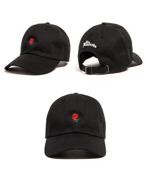 The Centinaia Rose Baseball Cap Snapback Hats Design Fashion Design Brand Rose Dad Hat Sports Hip Hop Sun Golf Hat Bone Gorras Mens economico 7965751