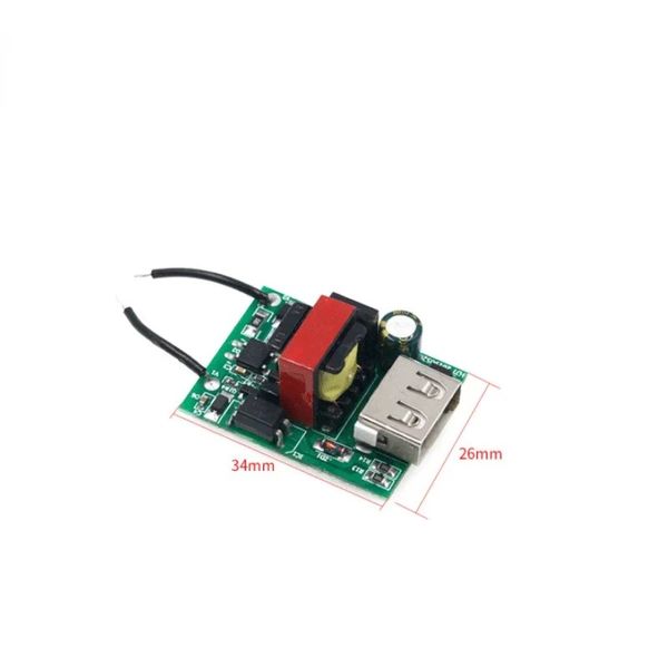 DC-DC шаг вниз модуль питания модуль питания Buck Converter USB Гальванический изолированный стабилизатор 12 В 24 В 36 В 48 В 72 В до 5 В 1А источник питания