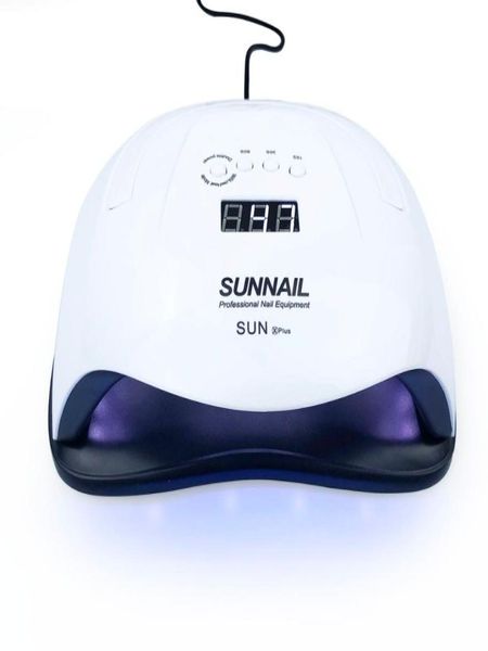 2018 novo 80W LED UV Nail Lamp Sun X Plus UNIL DREAGEM AUNDAÇÃO Sensor automático Pedicure Manicure Manicure Light Machine Art Tool5255079
