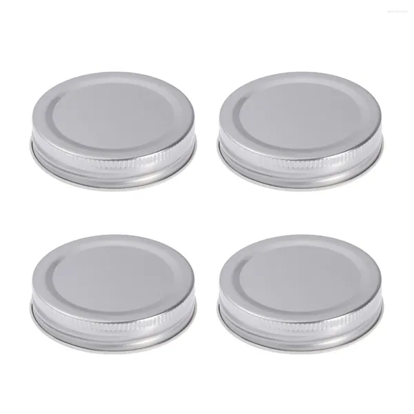 Dinnerware Selaking Metal Caps Marda de pedreiro à prova de vazamento com tampas de boca regular de focas Substituição para garrafa de coleta de pescoço largo Glass