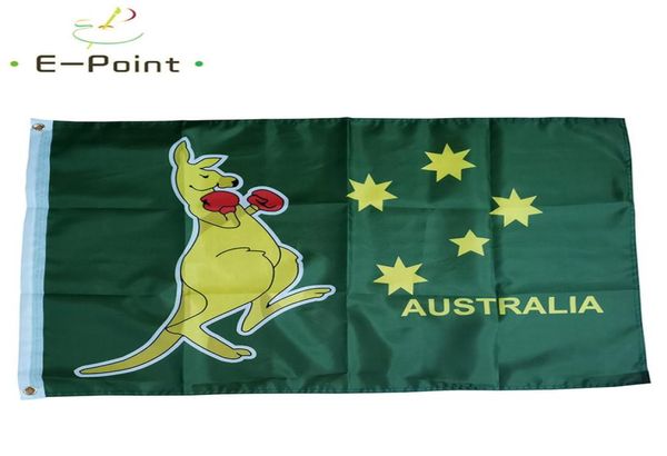 Бокс -флаг Kangaroo Australia Day 35ft 90cm150cm Polyester Flag Украшение Flying Home Garden Flag Праздничные подарки7403151