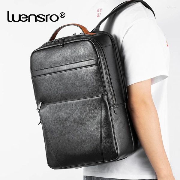 Mochila masculino de 15,6 polegadas laptop mochilas casuais masculinas para jovens para jovens Mochilas grandes bolsas de escola à prova d'água homens homens