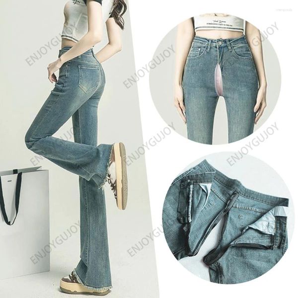 Jeans feminino Cowboy calça longa