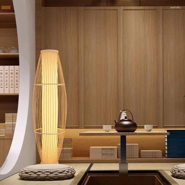 Пофы Трумки бамбук древний стиль лампа гостиная китайский художественный чайный клуб японский