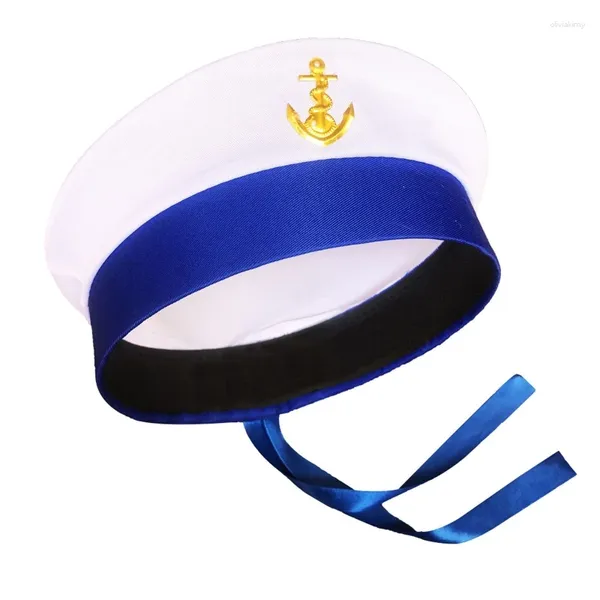 Boina hat da marinha iate marinho capitão figurino homem beanie formal