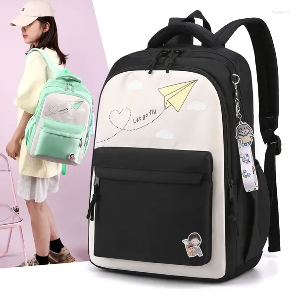 Школьные сумки большие твейновые женские рюкзак: милая сумка для печати для девочек водонепроницаемые рюкзаки для путешествий на открытом воздухе хранение студентов
