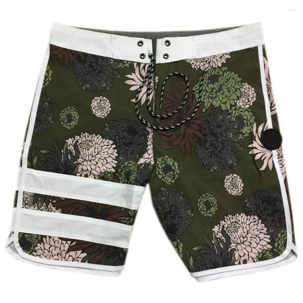 Herren Shorts Elastic Water of Boardshorts Schwimmen Stämme Sports Surfen Strand Schnell trockener Bermuda E930