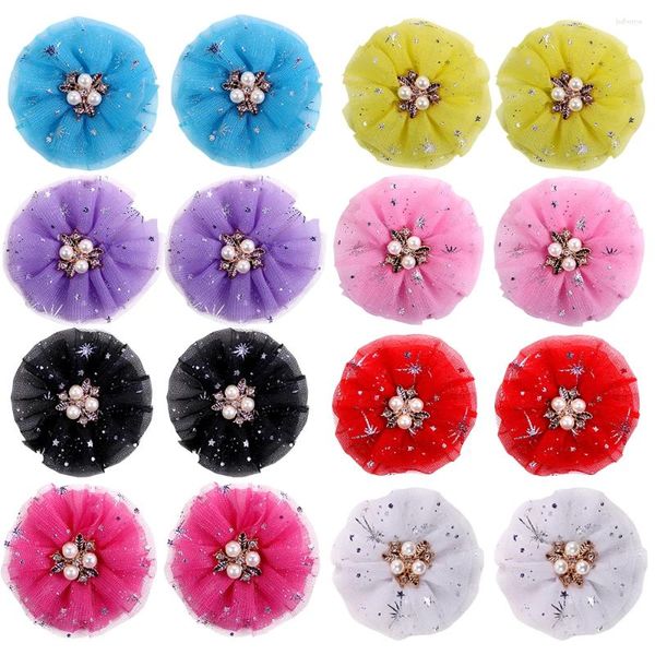 Hundebekleidung 50pcs Accessoires Entfernen Sie Haustier Fliege Spitze Pearl Diamond Supplies Katzen Bowties Kragenzauber süße Geschenke für Hunde