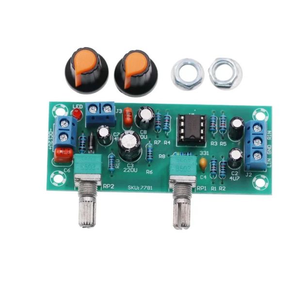 NEU 2024 Hochvorbereitete Single Supply Low Pass Filter Board Subwoofer Preamp Board 2.1 Kanal DC 10-24V 22Hz-300HzFOR 2.1 Kanalfilter