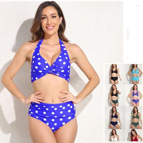 Bikini brasiliano da bagno da bagno per donne per donne costume da bagno in due parti spingi su per il perizoma abbigliamento da spiaggia