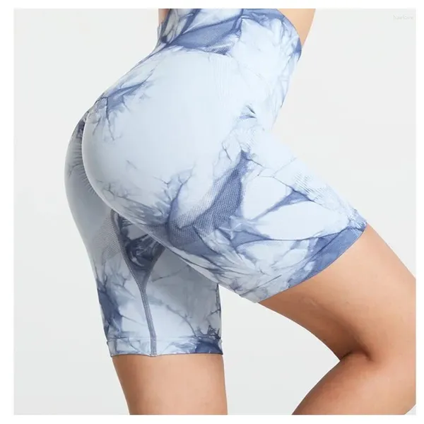 Shorts Active Style Yoga Sport Short Tie Dye Women Fitness Gym Pants Summer Pants Summer Beggings Awear sportivo