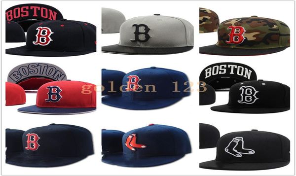 Ganze Red Soxes Fußball Snapback Verstellbarer Snapbacks Caps Hats Sports Team Qualität Hüte für Männer Frauen Casquette Bone Basebal7657869