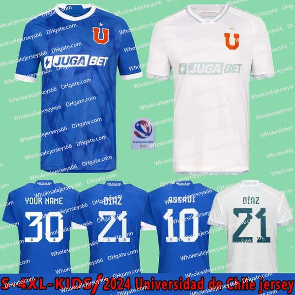 24 25 Maglie calde calde Fernandez M.Gonzalez Diaz 2024 2025 La U Universidad de Cile Shirt da calcio Kit per bambini