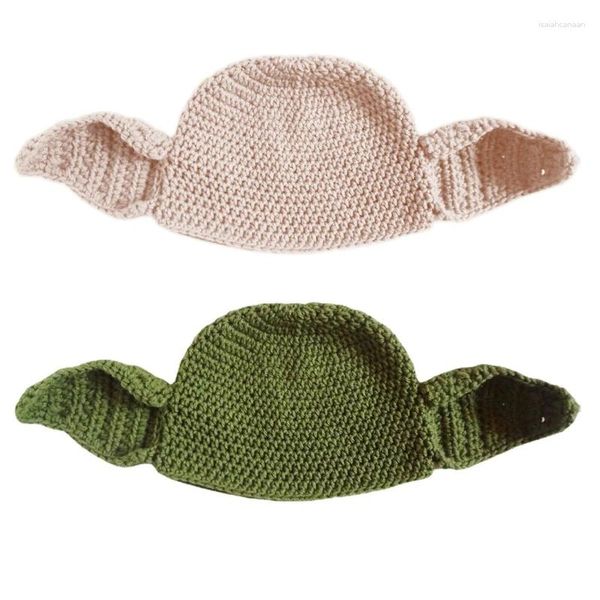 Boinas de chapéu de malha grande de malha de crochê-filhote-filhote de pullover para adereços de festas