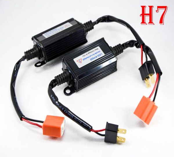 1 pair2pcs H7 Auto LED -Scheinwerfer -Konvertierungskit -Auto Canbus -Fehler Decoder -Last kein Fehler Warndornierer Antihyper Flashing4790448