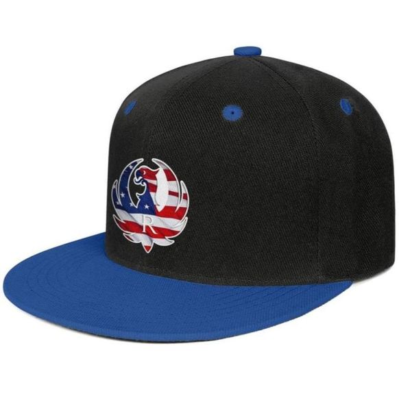 Ruger Flying bandiera americana pieghe berretto da baseball unisex a tesa piatta moda personalizzata cappelli da camionista produttori di armi per cittadini responsabili3051680774