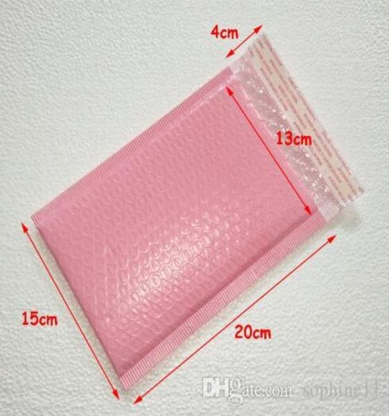 Espaço utilizável Pink Poly Bubble Mailer Gift Envelopes Solded Auto -Sealing Packing Bag Factory 2823655