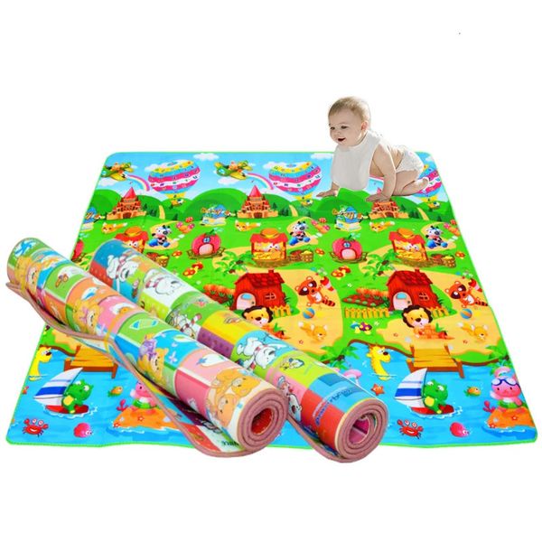 1 cm 0,5 cm dicker Babykriechspiel -Matten -Bildung Alphabet -Game Teppich für Kinder Puzzle Aktivität Fitnessstudio Teppich Eva Foam Kid Spielzeug 240423