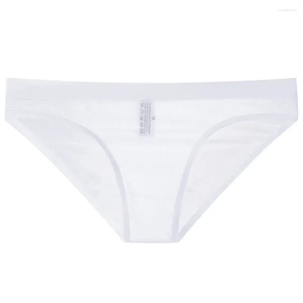 Underpants Brief di biancheria intima per la biancheria sensuali e sensuali da uomo con terape bianche per crash con tessuto traspirante attraverso il design!