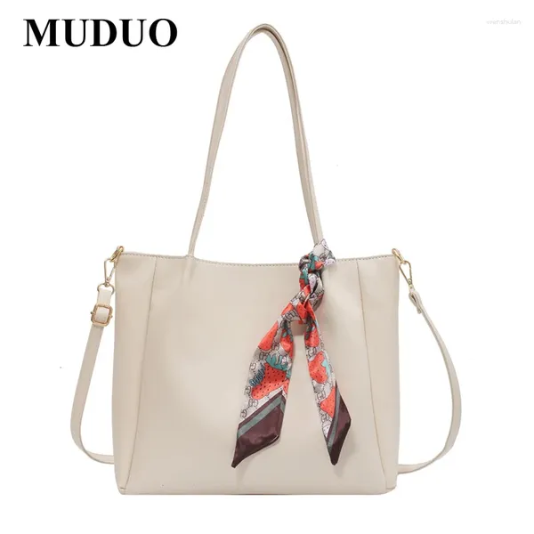 Umhängetaschen Muduo Brand Designer Frauen Handtasche große Kapazität Buntes Gurtbeutel PU Leder Eimer Crossbody Damen große Totes