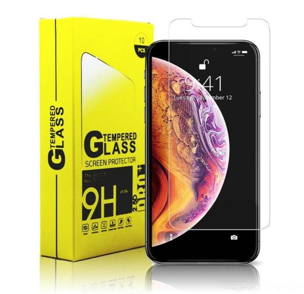 Защитник экрана для iPhone 13 12 11 Pro Max XS Max XR Temdered Glass для iPhone 7 8 Plus LG Stylo 6 Protector Film 033 мм с PA8805922