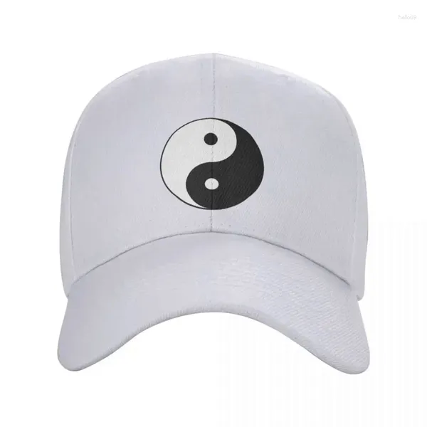 Top Caps Custom Yin Yang Sembol Beyzbol Kapağı Erkekler Kadınlar Ayarlanabilir Barış Serenity Harmony Dad Street Giyim Snapback