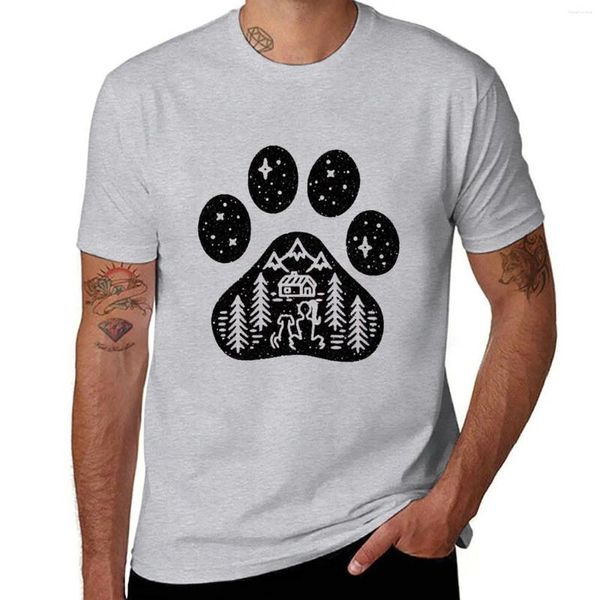 Erkek Tank Tops Köpek Kamp Hediye Yavru Lover T-Shirt Siyahları Yaz Ter Erkekler Hayvan Baskı T-Shirts Erkek Pamuk