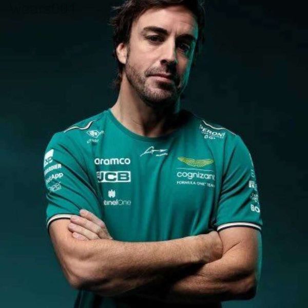 Maglietta da 4tjf maschile oversize 23 new f1 formula uno team di corse Aston Martin Jersey Alonso Abito abbigliamento Moto Tees Womens Fan Top Ilto