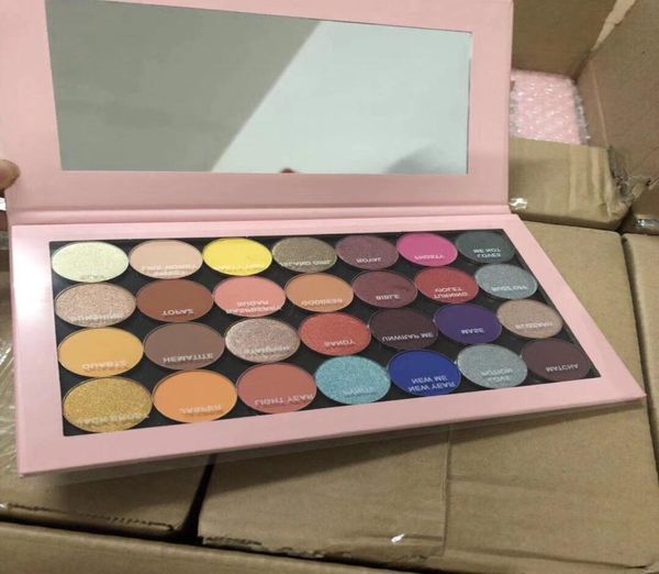 28 color ombretto Palette luccichio Shimmer Matte Matte Finiture High Pigment Eyeshadow One Open Palette New Arrival MakeUp8867833