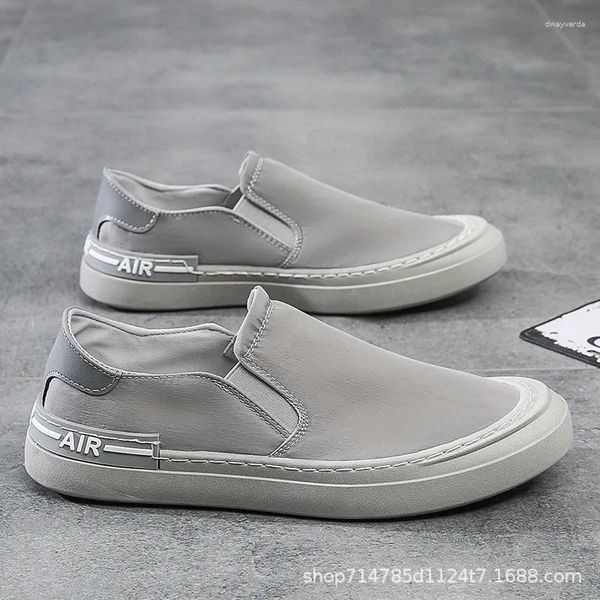 Scarpe casual tessuti maschi 2024 pigro un pedale tendenza traspirante Sole morbide selvagge zapatos de hombre sneaker uomini